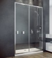 Nischentür Klarglas Duschtür Duo Slide 120x195 cm Duschkabine transparent (id: 1483)
