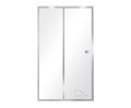 Nischentür Klarglas Duschtür Duo Slide 140x195 cm Duschkabine transparent (id: 1485)