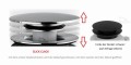 Freistehende Badewanne weiß / schwarz 160 x 70 cm Ablauf Click Clack Mineralguss Viya