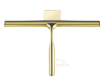 Badwischer 25 cm golden Duschabzieher Abzieher Fensterwischer Glasabzieher Edelstahl