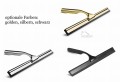 Badwischer 25 cm silbern chrom Duschabzieher Abzieher Fensterwischer Glasabzieher Edelstahl