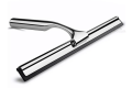 Badwischer 25 cm silbern chrom Duschabzieher Abzieher Fensterwischer Glasabzieher Edelstahl