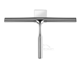 Badwischer 25 cm silbern chrom Duschabzieher Abzieher Fensterwischer Glasabzieher Edelstahl
