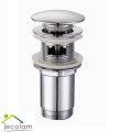 Click Clack Ablaufventil für Waschtisch Waschbecken Druckfunktion Push Up Chrom