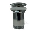 Click Clack Ablaufventil für Waschtisch Waschbecken Druckfunktion Push Up Chrom