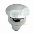 Click Clack Ablaufventil für Waschtisch Waschbecken Druckfunktion Push Up Chrom