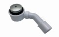 Ablaufgarnitur für Duschwanne extra flach 58 mm Siphon Ø 50 mm Ablauf
