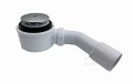 Ablaufgarnitur für Duschwanne extra flach 58 mm Siphon Ø 50 mm Ablauf