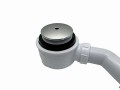 Ablaufgarnitur für Duschwanne extra flach 58 mm Siphon Ø 50 mm Ablauf