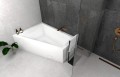 Badewanne Eckbadewanne Trapezwanne Intima Duo 180 x 125 cm links