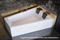 Badewanne Eckbadewanne Trapezwanne Intima Duo 180 x 125 cm rechts