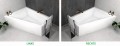 Badewanne Eckbadewanne Trapezwanne Intima Duo 180 x 125 cm rechts