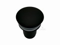 Click Clack Ablaufventil Waschtisch Waschbecken Druckfunktion Push Up SCHWARZ Keramik 1¼"