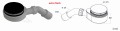 flache Duschwanne Viereck Aquarius 90x90 cm black Stone Stein Effect + Siphon schwarz (id: 1568)