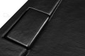 flache Duschwanne Rechteck Axim black 100x90 cm Stone Effect schwarz Stein (id: 1581)