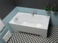Badewanne Rechteck 120x75 cm Gracja