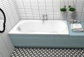 Badewanne Rechteck 140x70 cm Gracja Ablage Badewannenbrett Bambus