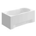 Badewanne Rechteck 150x70 cm Gracja Ablage Badewannenbrett Bambus