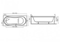 Gracja 170x70 Abmessung