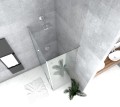 Duschkabine Rechteck Carla 120 x 80 x 195 cm chrom Klarglas Easy Clean Schwingtür LINKS (id: 1604)