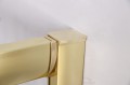 Duschkabine Fünfeck Stylio 80 x 80 x 190 cm gold Klarglas golden (id: 1606)