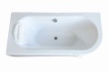 Badewanne Eckbadewanne Avita 150x75 cm links + Kopfkissen Mare (id: 1611)