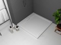 Duschwanne Viereck mit Abdeckplatte 80 x 80 x 4,5 cm Axim flach