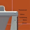 Badewanne Frida 160x105 cm rechts Eckwanne (id: 1625)