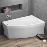 Badewanne Eckwanne Frida 160x105 cm rechts