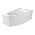 Badewanne Frida 160x105 cm rechts Eckwanne (id: 1625)