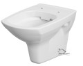 WC-Wand Toilette Carina hängend wandhängend Spülrandlos CLEAN ON Tiefspüler Wc-Sitz