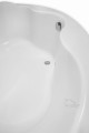 Badewanne Eckbadewanne Selma 150x150 cm + Kopfkissen Mare + Siphon Viega