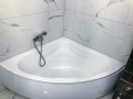 Badewanne Eckwanne Mia 120x120 cm + Kopfkissen Sole (id: 1657)