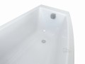 Badewanne Acrylwanne Eckwanne Hela 150x90 cm links + Siphon Viega