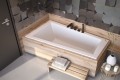 Badewanne Eckbadewanne Intima 160 x 90 cm links