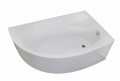 Badewanne Eckwanne Carmen 170x100 cm rechts + Siphon Viega