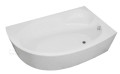 Badewanne Eckwanne Carmen 170x100 cm rechts + Siphon Viega