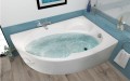 Badewanne Eckwanne Carmen 170x100 cm rechts + Siphon Viega