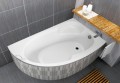 Badewanne Eckwanne Carmen 170x100 cm rechts + Siphon Viega