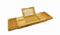 freistehende Badewanne 160x70 cm Moya Standbadewanne Mineralguss + Ablage Bambus (id: 1689)