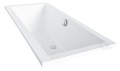 Badewanne Rechteck Quadro 175 x 80 cm optional: Kopfstützen (id: 1695)