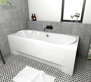 Badewanne Rechteck Long 180x80 cm