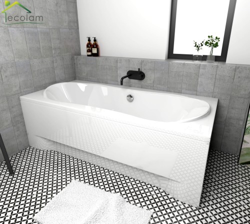 Badewanne Rechteck Long 180x80 cm