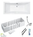 Badewanne Rechteck Quadro 175 x 80 cm (id: 232)