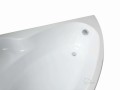 Badewanne Eckbadewanne Ada 160x100 cm links + Handgriffe