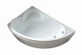 Badewanne Eckbadewanne Ada 160x100 cm links + Handgriffe
