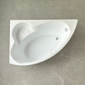 Badewanne Eckbadewanne Ada 160x100 cm links + Handgriffe