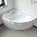Badewanne Eckbadewanne Ada 160x100 cm links + Handgriffe