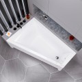 Badewanne Eckbadewanne Trapez 150 x 100 cm Rita links