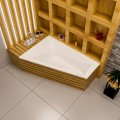 Badewanne Eckbadewanne Trapez 160 x 100 cm Rita links